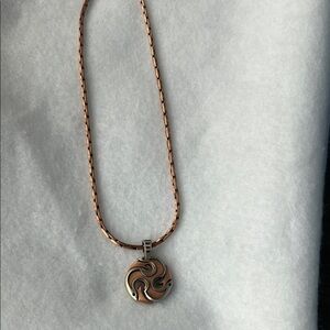 Bico Diablo Copper and Silver Necklace